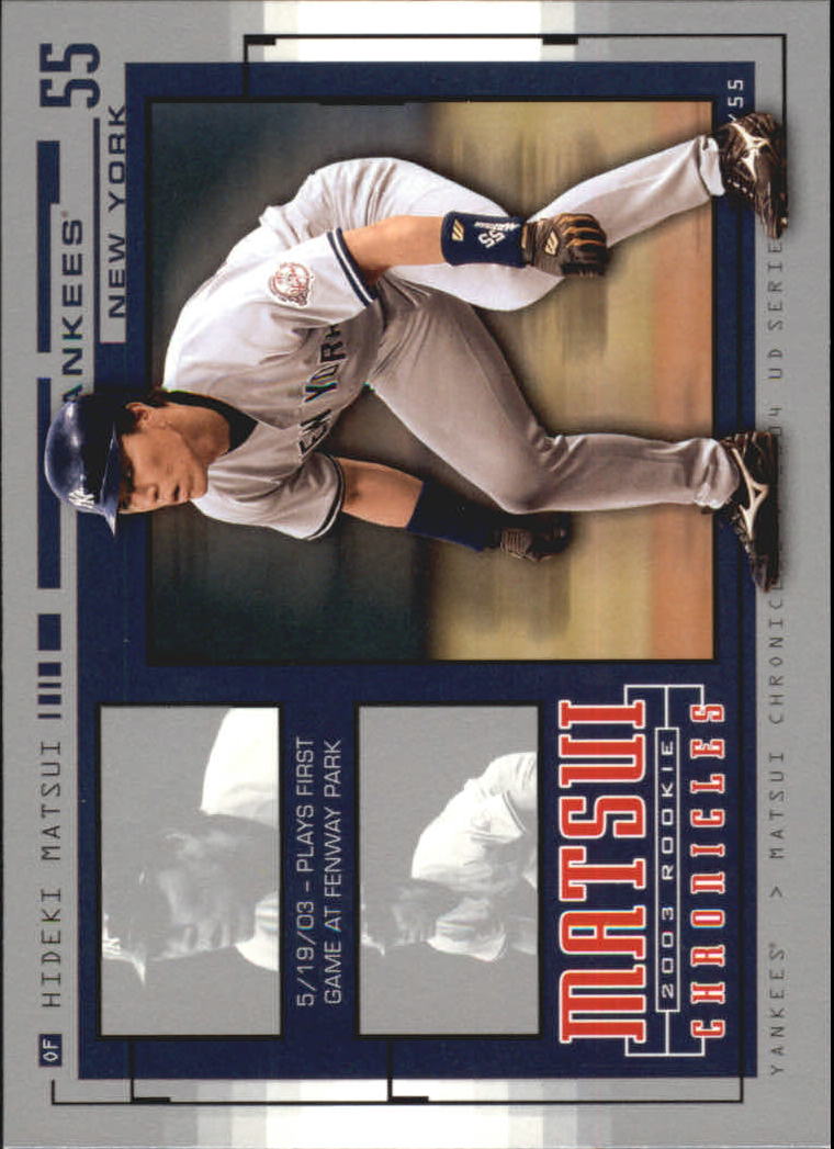 2004 Upper Deck Matsui Chronicles Baseball (Pick From List) - Picture 24 of 63