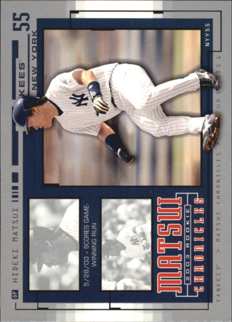 2004 Upper Deck Matsui Chronicles Baseball (Pick From List) - Picture 26 of 63