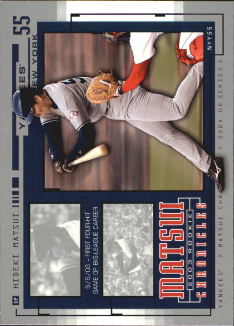2004 Upper Deck Matsui Chronicles Baseball (Pick From List) - Picture 28 of 63