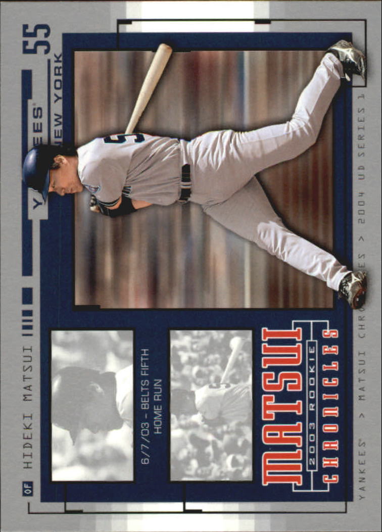 2004 Upper Deck Matsui Chronicles Baseball (Pick From List) - Picture 30 of 63