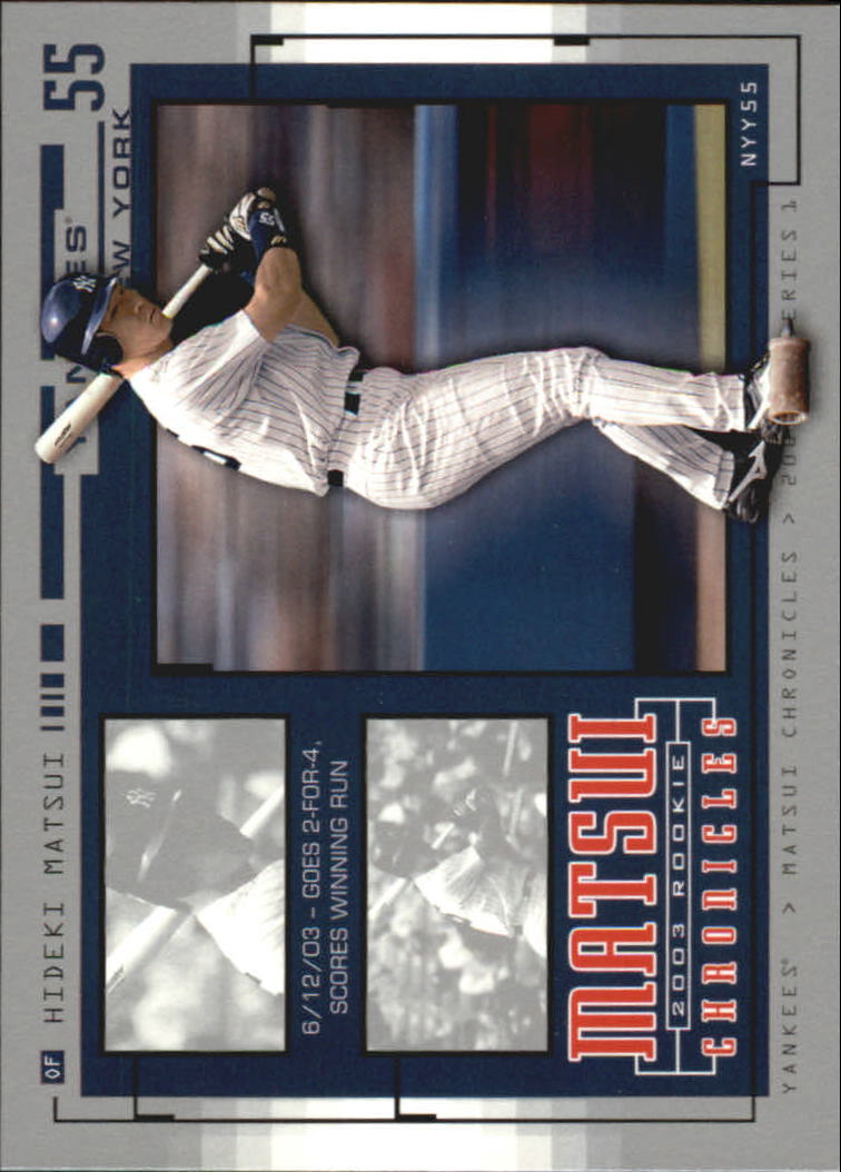 2004 Upper Deck Matsui Chronicles Baseball (Pick From List) - Picture 34 of 63