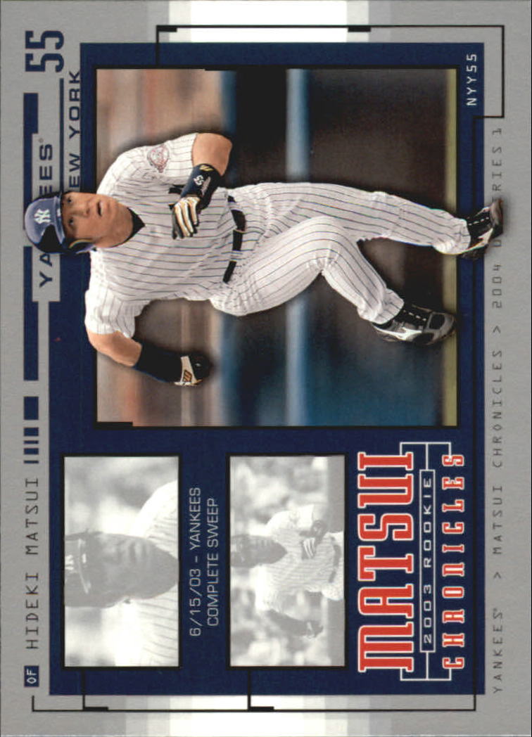 2004 Upper Deck Matsui Chronicles Baseball (Pick From List) - Picture 36 of 63