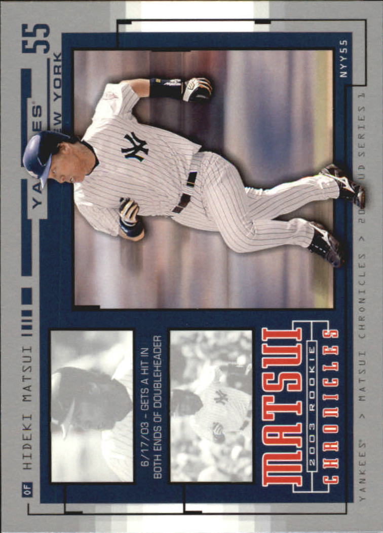 2004 Upper Deck Matsui Chronicles Baseball (Pick From List) - Picture 38 of 63