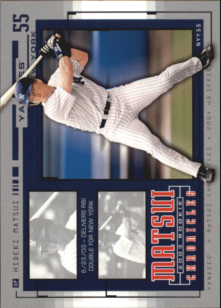 2004 Upper Deck Matsui Chronicles Baseball (Pick From List) - Picture 42 of 63