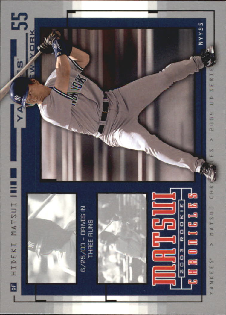 2004 Upper Deck Matsui Chronicles Baseball (Pick From List) - Picture 44 of 63