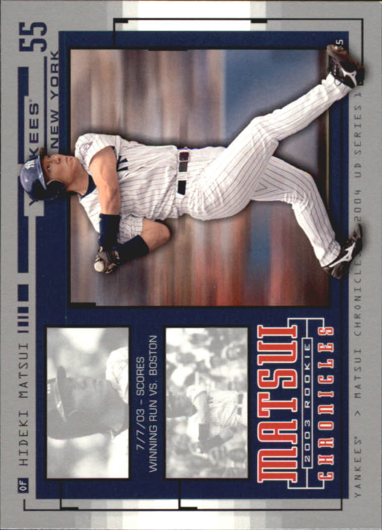 2004 Upper Deck Matsui Chronicles Baseball (Pick From List) - Picture 56 of 63