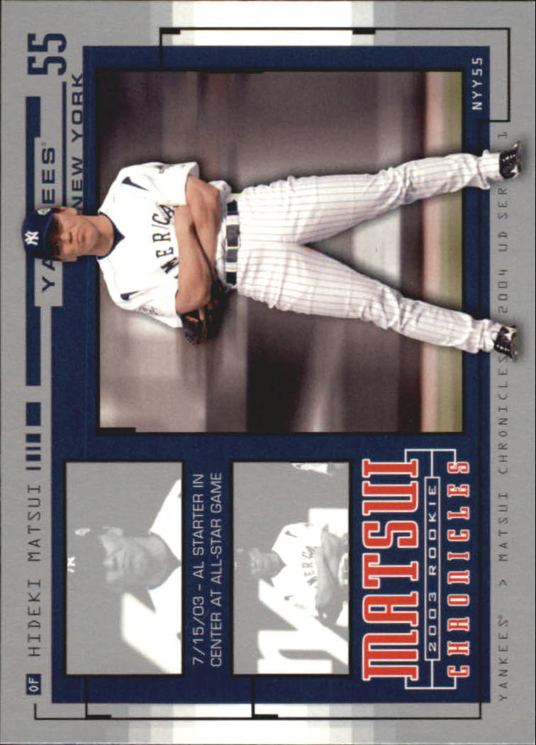 2004 Upper Deck Matsui Chronicles Baseball (Pick From List) - Picture 58 of 63