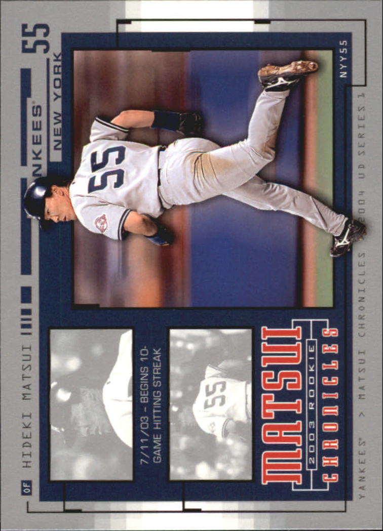 2004 Upper Deck Matsui Chronicles Baseball (Pick From List) - Picture 60 of 63