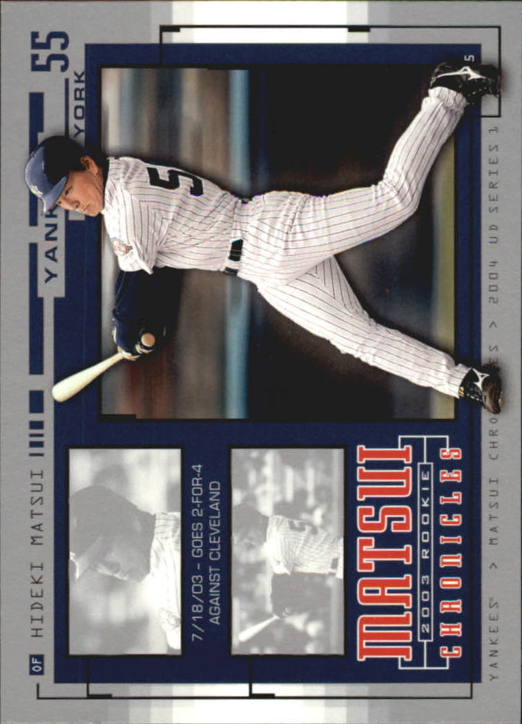 2004 Upper Deck Matsui Chronicles #HM28 Hideki Matsui 6/17/03 - NM-MT