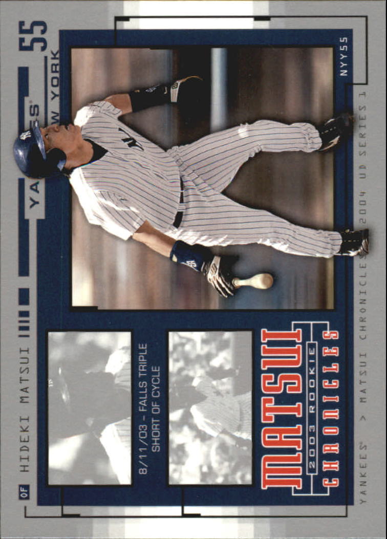 2004 Upper Deck Matsui Chronicles Baseball (Pick From List) - Picture 62 of 63