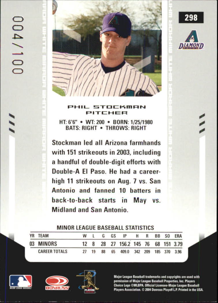 2004 Leaf Certified Materials Baseball "Mirror White" Parallel Cards - Picture 46 of 46