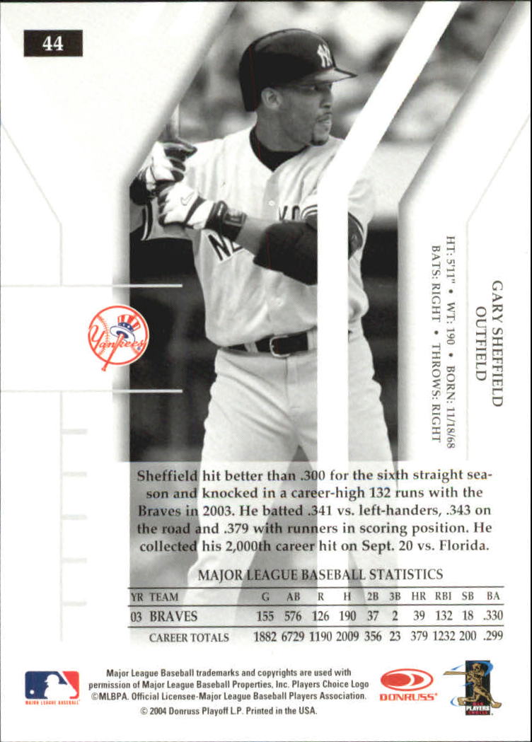 2004 Donruss Elite Baseball "Aspirations and Turn of the Century" Parallel Cards - Picture 15 of 46