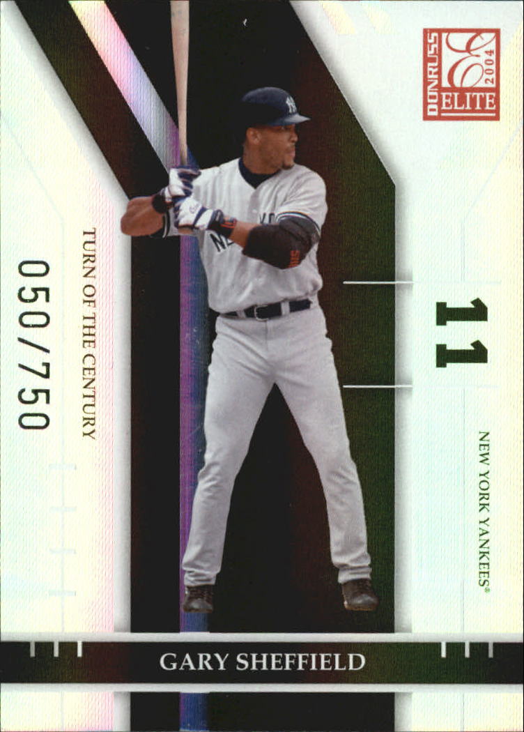2004 Donruss Elite Baseball "Aspirations and Turn of the Century" Parallel Cards - Picture 14 of 46