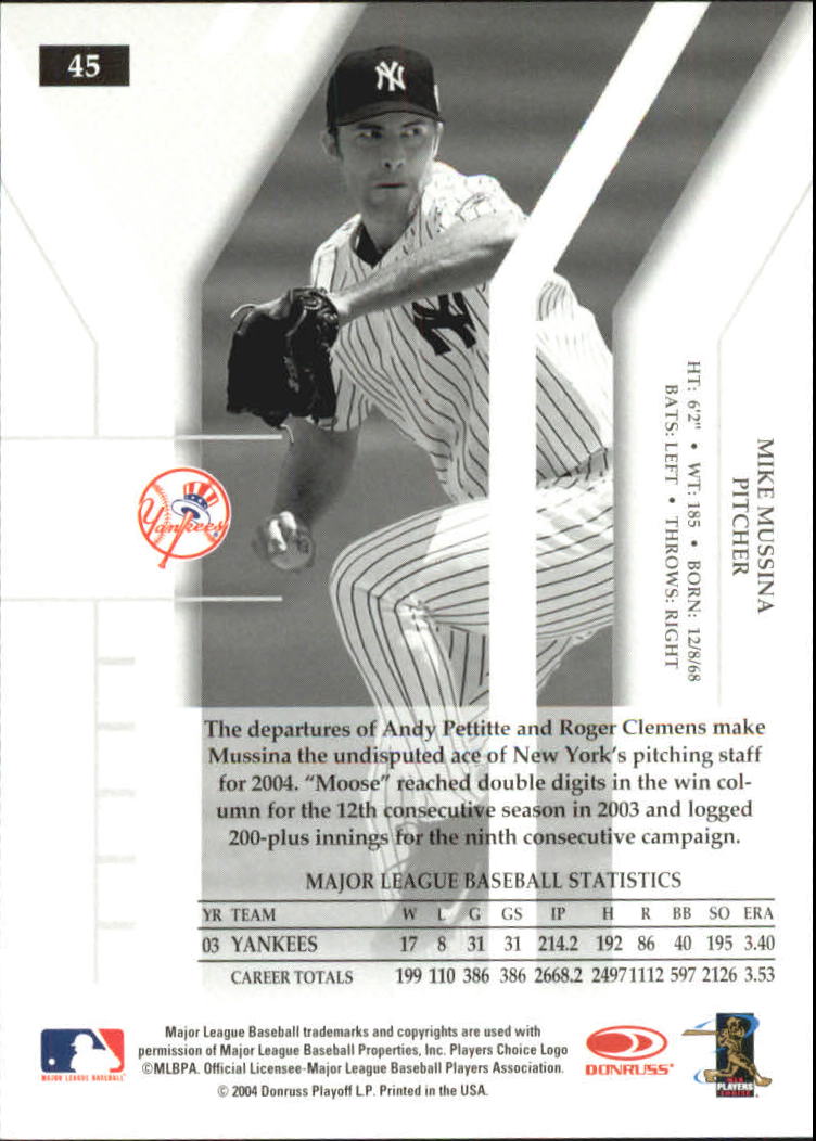 2004 Donruss Elite Baseball "Aspirations and Turn of the Century" Parallel Cards - Picture 17 of 46