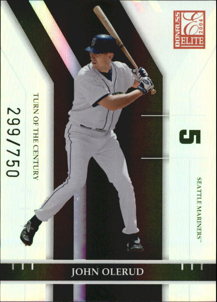 2004 Donruss Elite Baseball "Aspirations and Turn of the Century" Parallel Cards - Picture 22 of 46