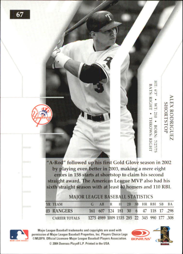 2004 Donruss Elite Baseball "Aspirations and Turn of the Century" Parallel Cards - Picture 29 of 46