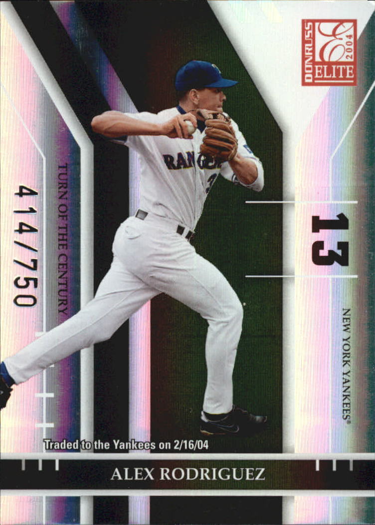 2004 Donruss Elite Baseball "Aspirations and Turn of the Century" Parallel Cards - Picture 28 of 46