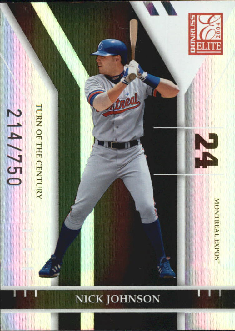 2004 Donruss Elite Baseball "Aspirations and Turn of the Century" Parallel Cards - Picture 37 of 46