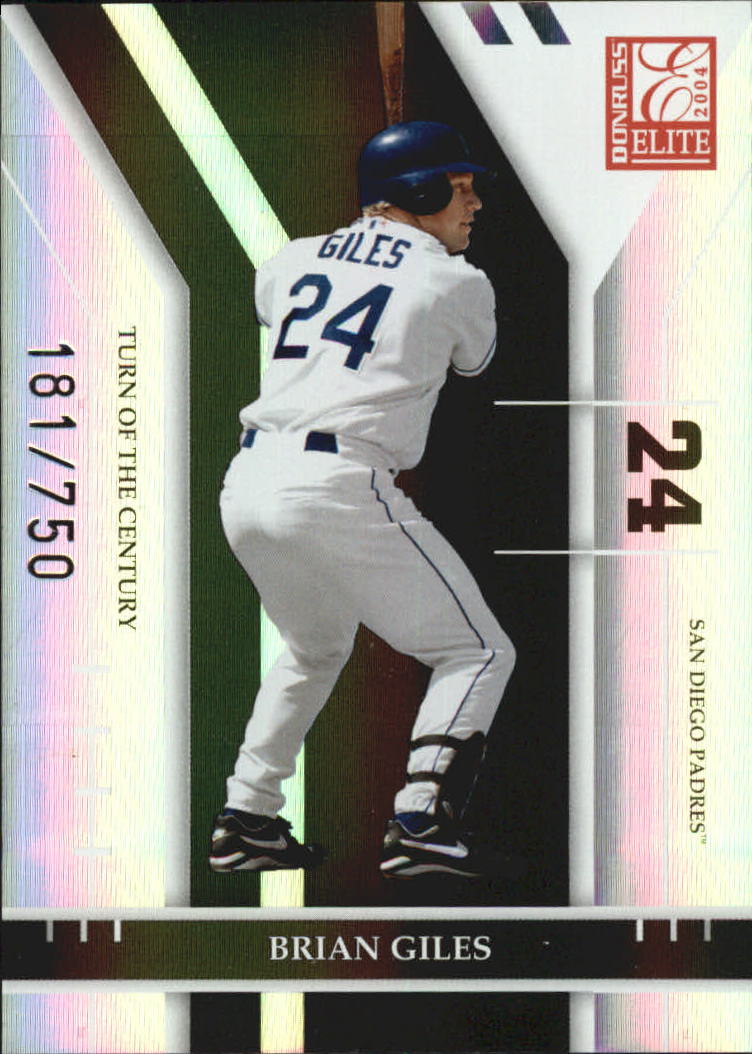 2004 Donruss Elite Baseball "Aspirations and Turn of the Century" Parallel Cards - Picture 39 of 46
