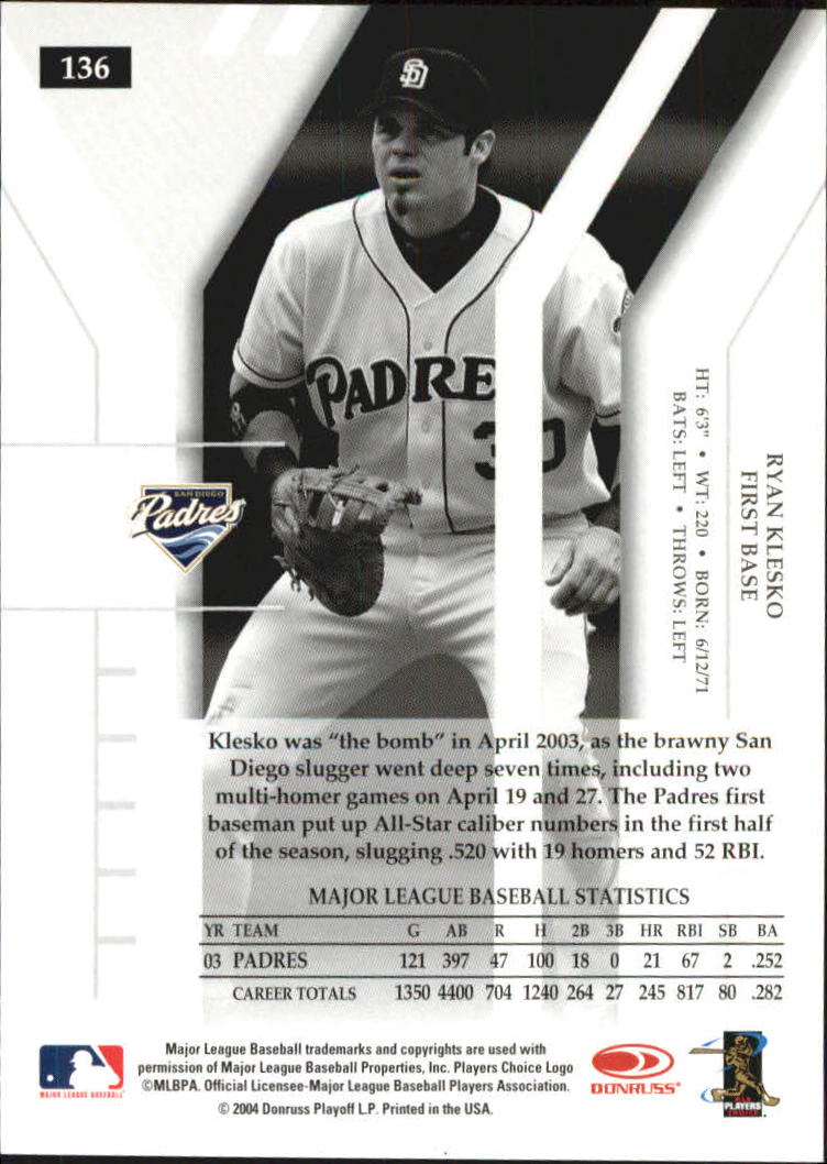 2004 Donruss Elite Baseball "Aspirations and Turn of the Century" Parallel Cards - Picture 42 of 46
