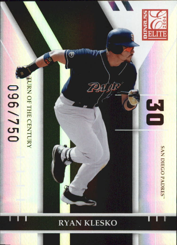 2004 Donruss Elite Baseball "Aspirations and Turn of the Century" Parallel Cards - Picture 41 of 46