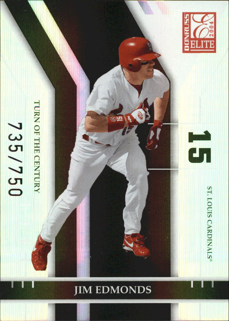 2004 Donruss Elite Baseball "Aspirations and Turn of the Century" Parallel Cards - Picture 43 of 46