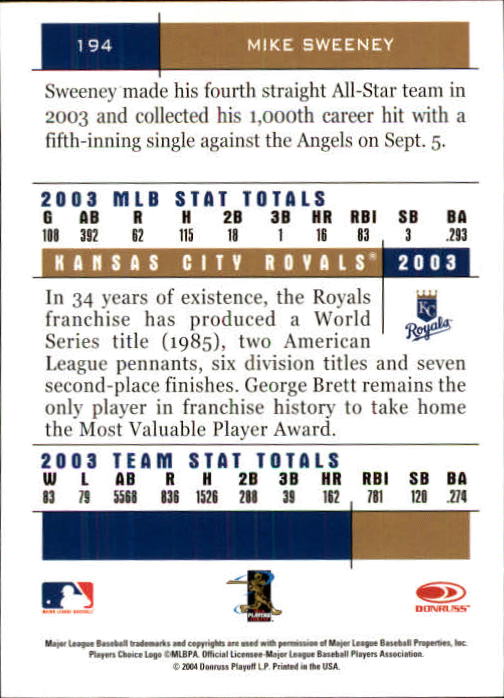 2004 Donruss Team Heroes Baseball "Main Set" Cards - Picture 41 of 105