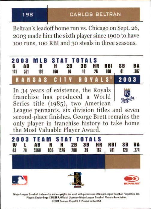 2004 Donruss Team Heroes Baseball "Main Set" Cards - Picture 43 of 105
