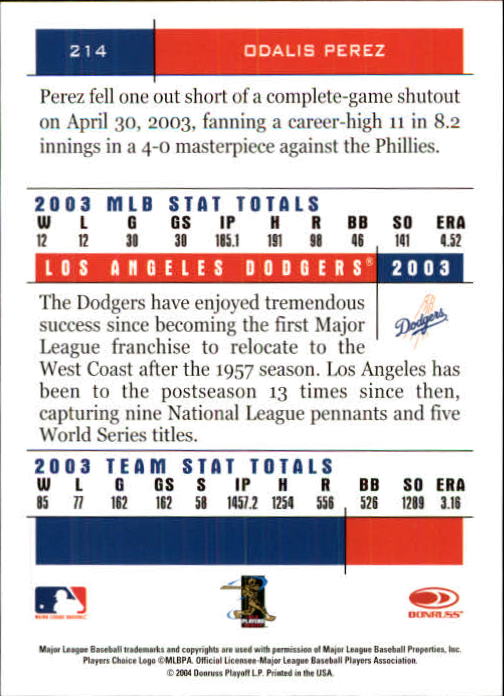 2004 Donruss Team Heroes Baseball "Main Set" Cards - Picture 47 of 105