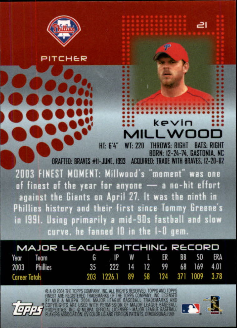 2004 Finest Baseball (Pick Card From List) C133 - Picture 9 of 53