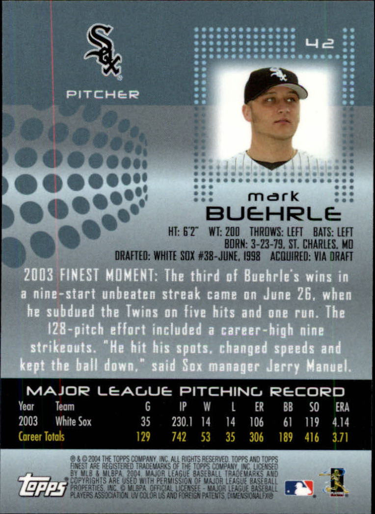 2004 Finest Baseball (Pick Card From List) C133 - Picture 21 of 53