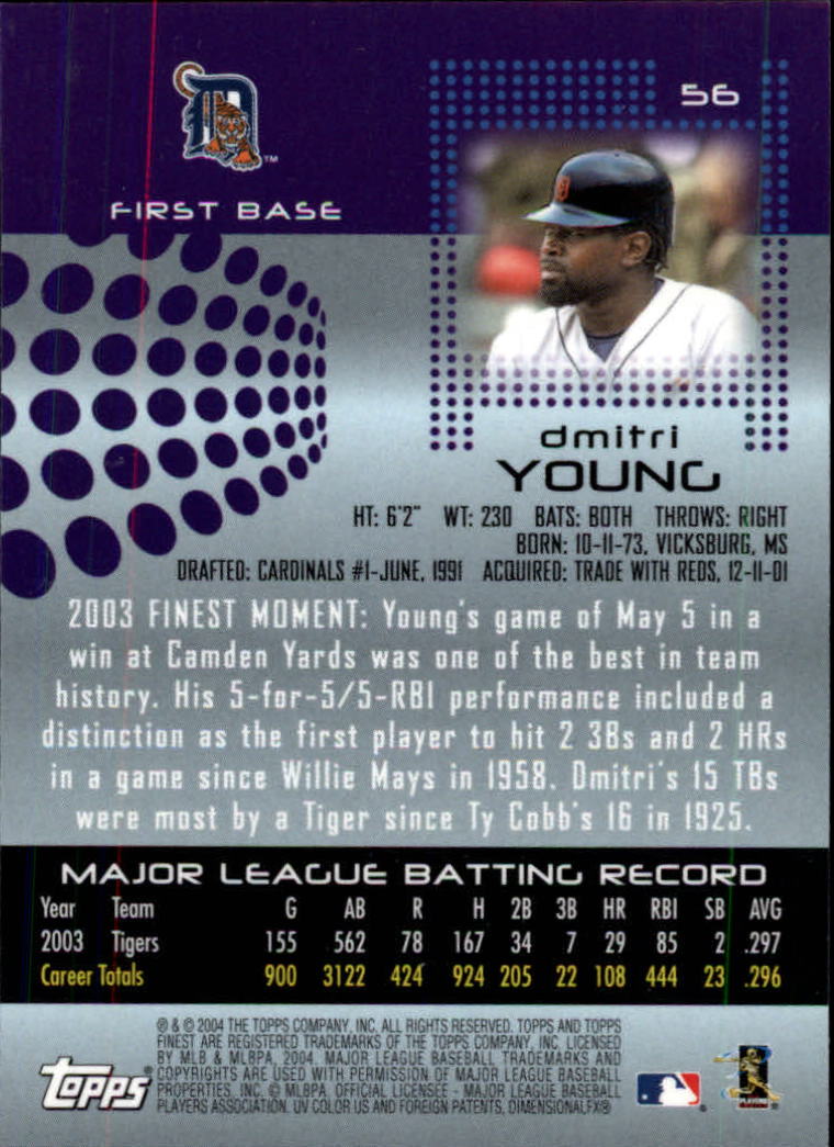 2004 Finest Baseball (Pick Card From List) C133 - Picture 29 of 53
