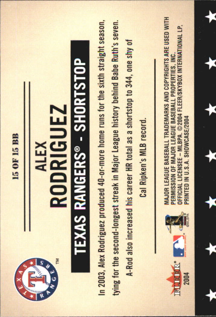 2004 Fleer Showcase Baseball "Insert" Cards - Picture 13 of 14