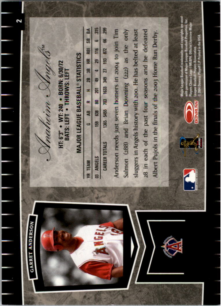2004 Leaf Certified Cuts Baseball "Main Set" Base Cards #1 to #293 - Picture 3 of 272