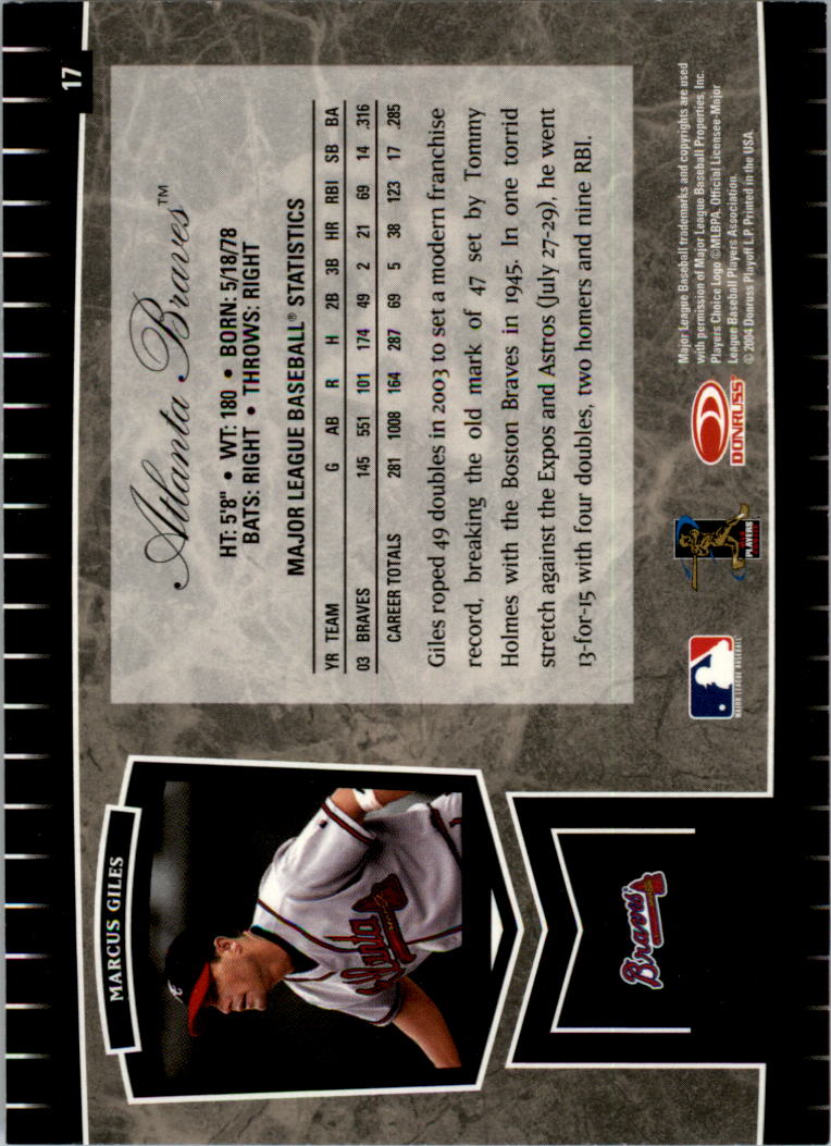 2004 Leaf Certified Cuts Baseball "Main Set" Base Cards #1 to #293 - Picture 13 of 272
