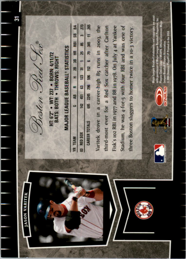 2004 Leaf Certified Cuts Baseball "Main Set" Base Cards #1 to #293 - Picture 29 of 272