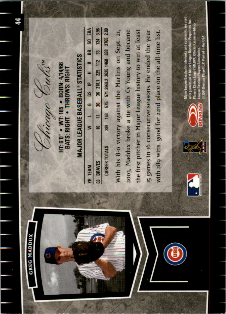 2004 Leaf Certified Cuts Baseball "Main Set" Base Cards #1 to #293 - Picture 41 of 272