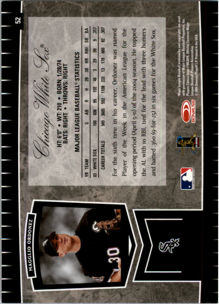 2004 Leaf Certified Cuts Baseball "Main Set" Base Cards #1 to #293 - Picture 49 of 272