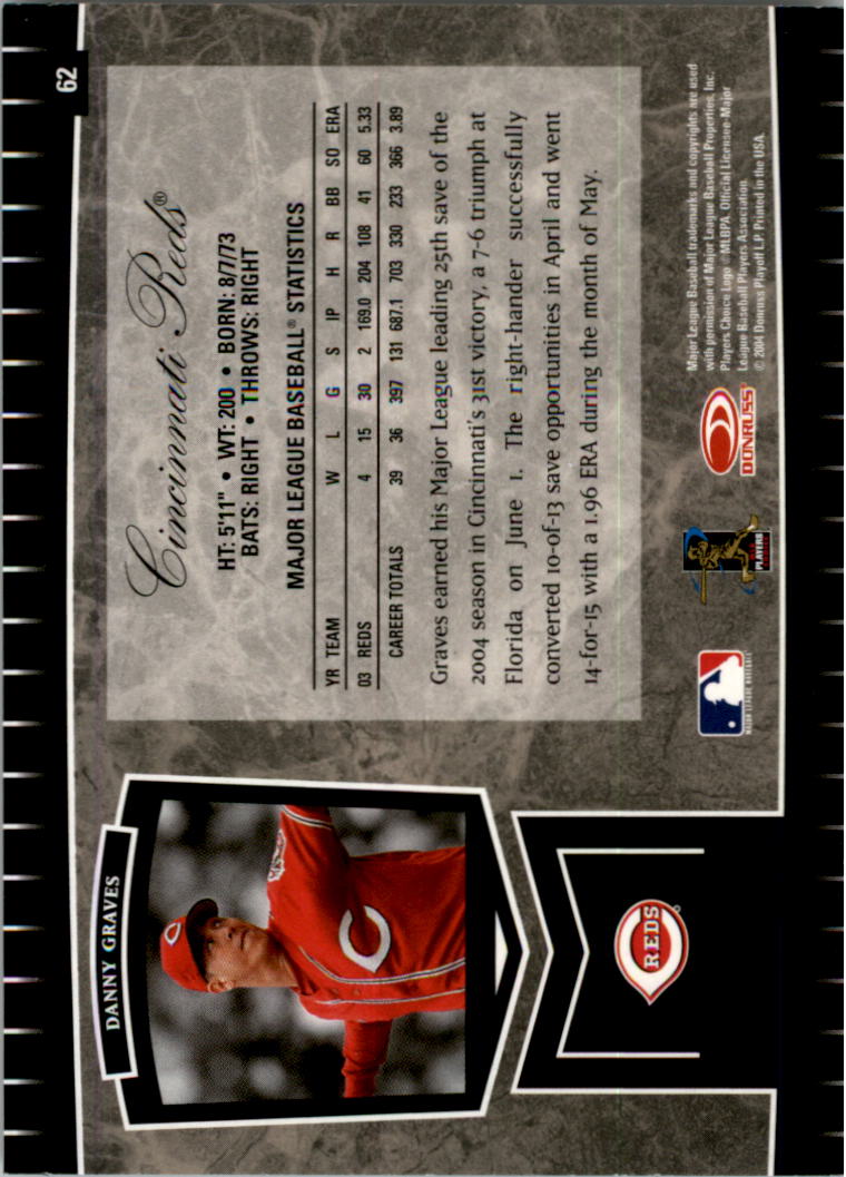 2004 Leaf Certified Cuts Baseball "Main Set" Base Cards #1 to #293 - Picture 69 of 272