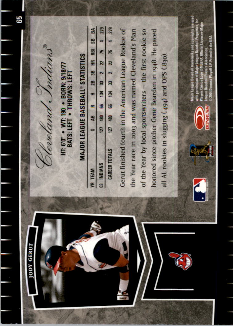 2004 Leaf Certified Cuts Baseball "Main Set" Base Cards #1 to #293 - Picture 73 of 272