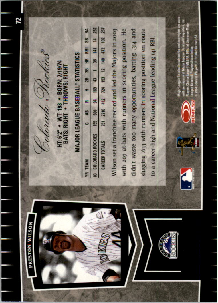 2004 Leaf Certified Cuts Baseball "Main Set" Base Cards #1 to #293 - Picture 81 of 272