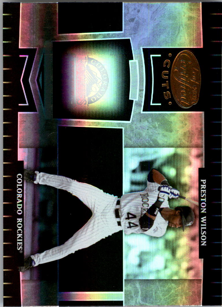 2004 Leaf Certified Cuts Baseball "Main Set" Base Cards #1 to #293 - Picture 80 of 272