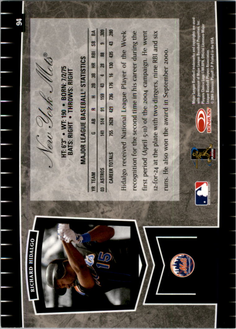2004 Leaf Certified Cuts Baseball "Main Set" Base Cards #1 to #293 - Picture 109 of 272
