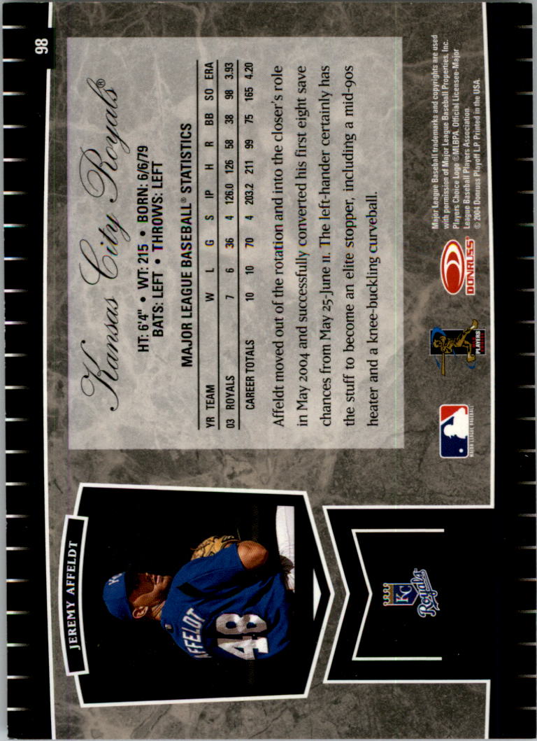 2004 Leaf Certified Cuts Baseball "Main Set" Base Cards #1 to #293 - Picture 115 of 272