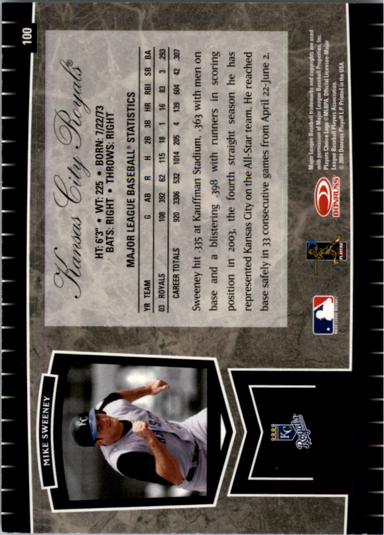 2004 Leaf Certified Cuts Baseball "Main Set" Base Cards #1 to #293 - Picture 117 of 272