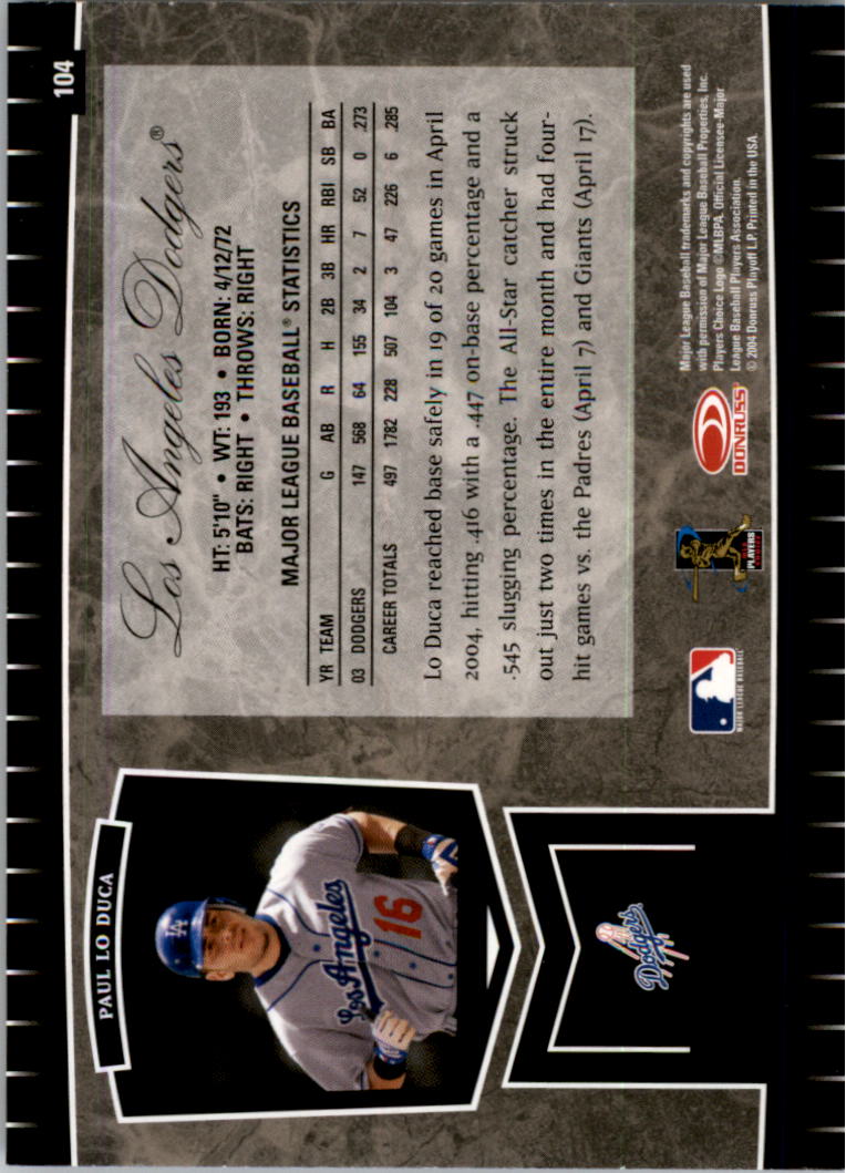 2004 Leaf Certified Cuts Baseball "Main Set" Base Cards #1 to #293 - Picture 123 of 272