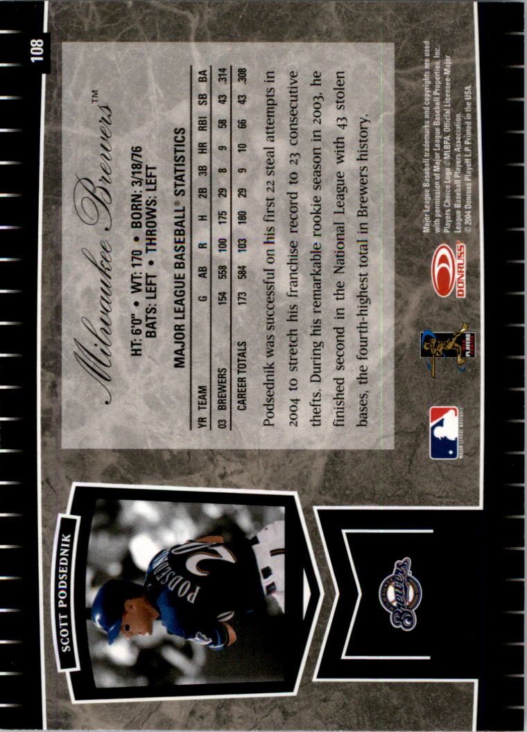 2004 Leaf Certified Cuts Baseball "Main Set" Base Cards #1 to #293 - Picture 131 of 272