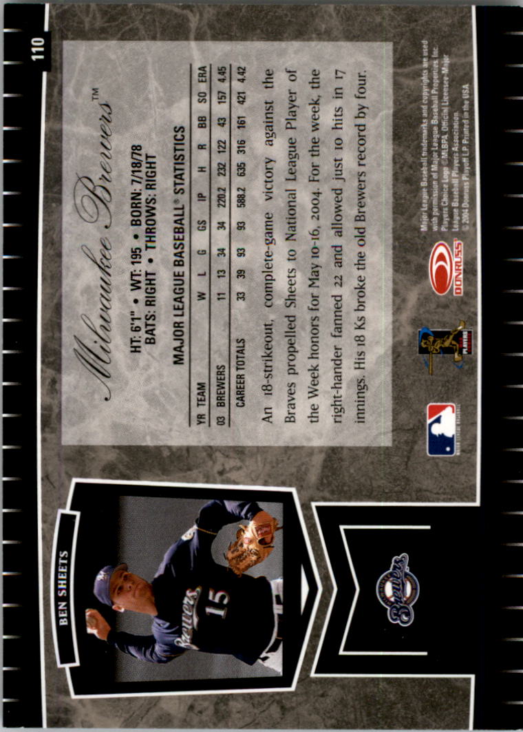 2004 Leaf Certified Cuts Baseball "Main Set" Base Cards #1 to #293 - Picture 135 of 272