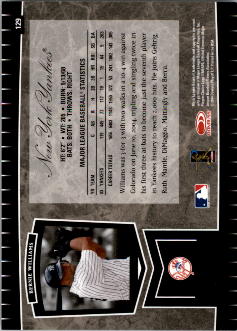 2004 Leaf Certified Cuts Baseball "Main Set" Base Cards #1 to #293 - Picture 163 of 272