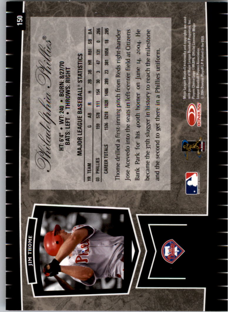 2004 Leaf Certified Cuts Baseball "Main Set" Base Cards #1 to #293 - Picture 193 of 272